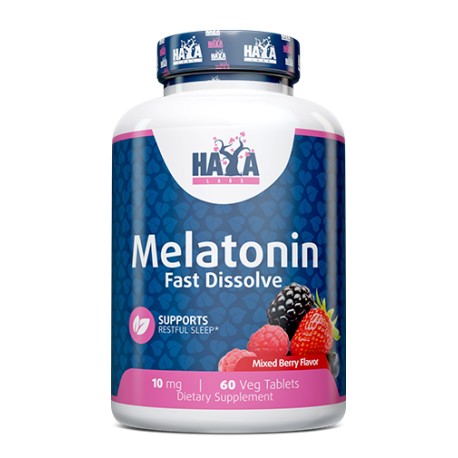 Melatonina Rápida Disolución Sabor Mezcla Frutos - 10 mg - 60 tabs