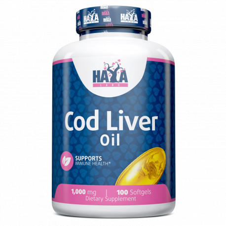Cod Liver Oil 1000mg. / 100 Softgels