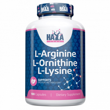 L-Arginine / L-Ornithine / L-Lysine 100 Caps