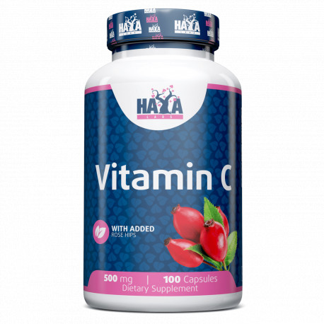 Vitamin C with Rose Hips 500mg / 100 Caps